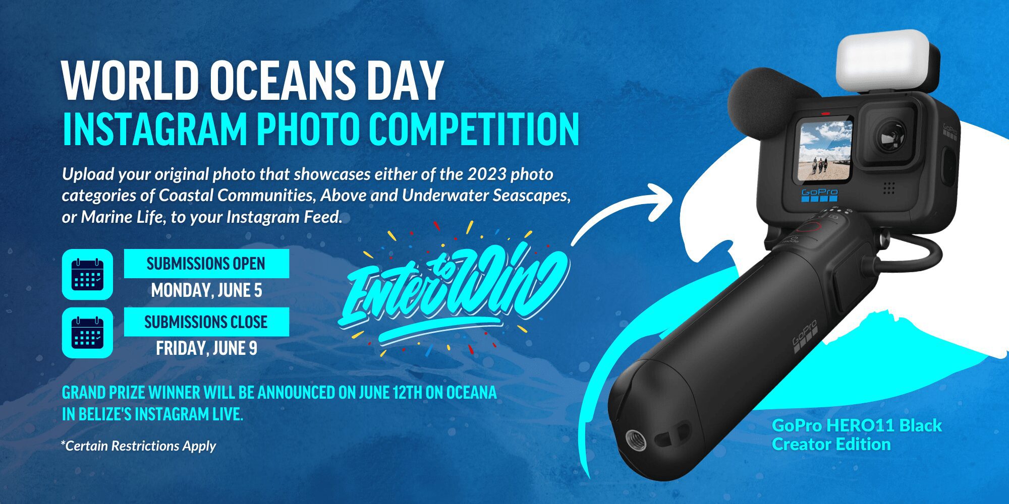 2023 World Oceans Day Instagram Photography Competition - Oceana Belize